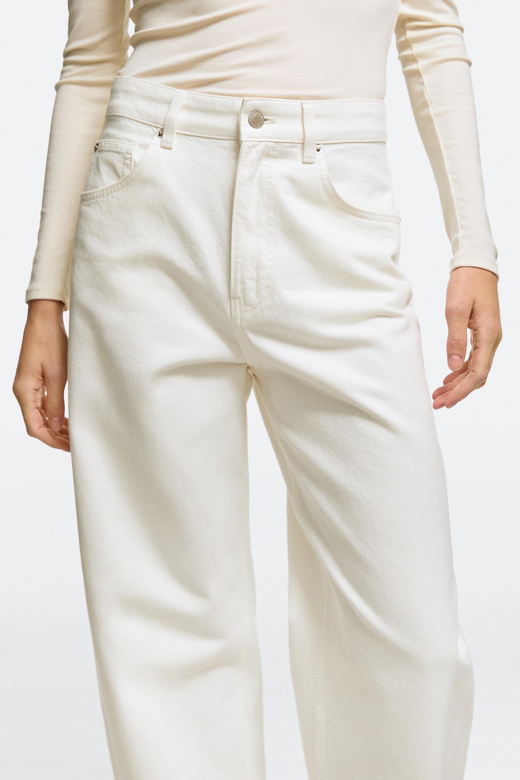 Jean barrel fit taille haute